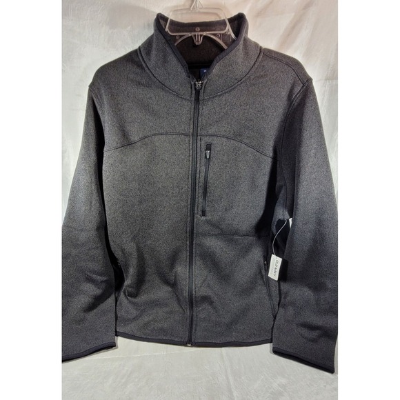 Old Navy Jackets & Blazers - Old Navy Women's Mock Neck Fleece-Knit Zip Jacket #546629 - Charcoal - Size 2X